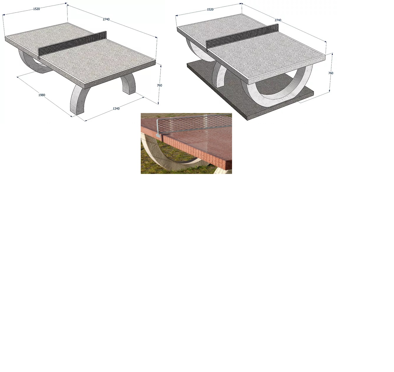 BETOONIST LAUATENNISE LAUD ILMASTIKU-JA VANDAALIKINDEL