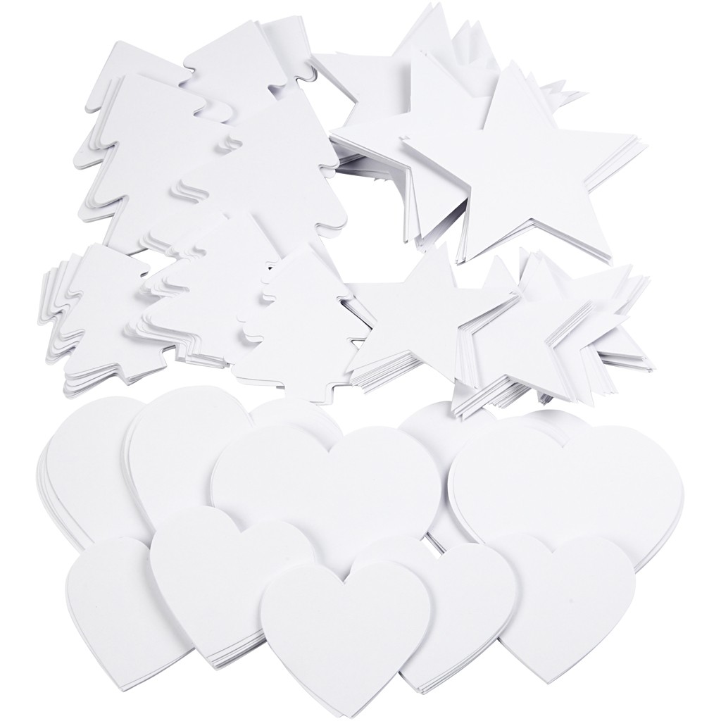 JÕULUKUJUNDID 240G KARTONGIST, SUURUSEGA 6-10 cm, 300 TK