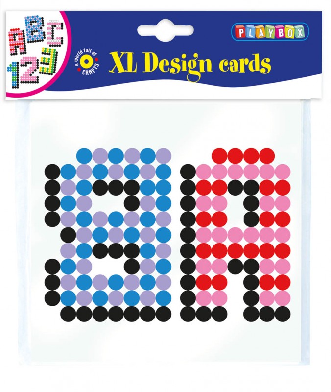 XL TRIIGITAVATE PÄRLITE MUSTRILEHT TÄHESTIK