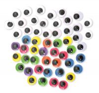 VÄRVILISED LIIKUVAD SILMAD 300 TK, Ø 15MM