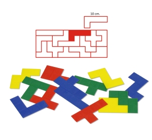 TETRISE (PENTOMINO) KLOTSID 60-OSALINE