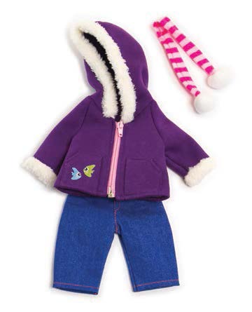 NUKURIIDED LILLA FLIIS TALVINE KOMPLEKT 32 CM