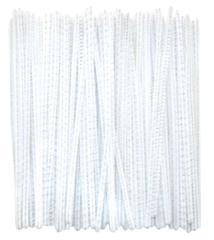 KARVATRAAT 100 TK, 15CM Ø 3MM, VALGE