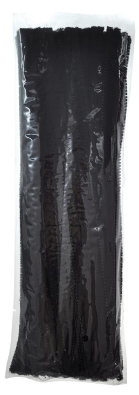 KARVATRAAT 100 TK, H 30CM Ø 6MM, MUST