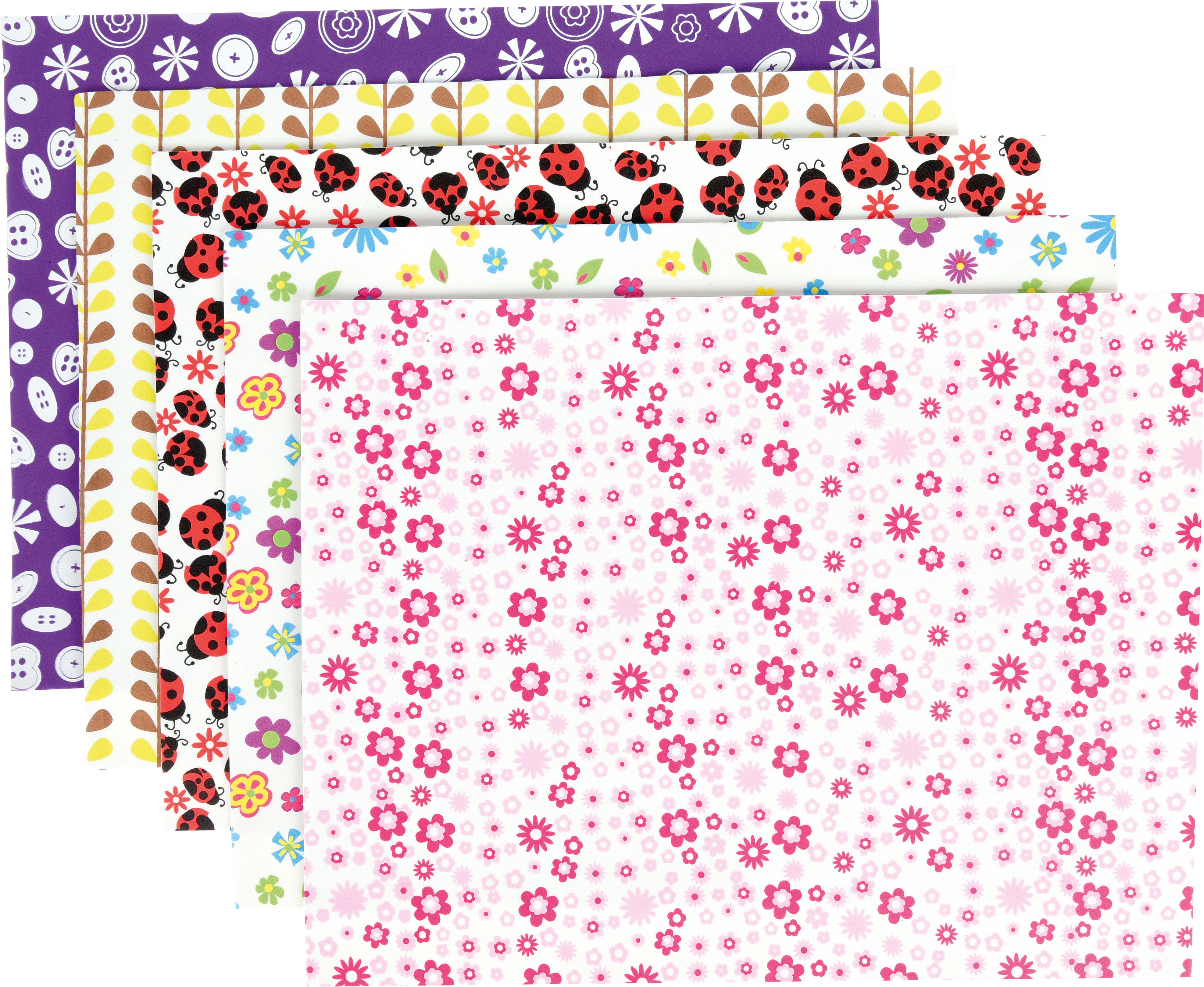 VAHTPLASTIST MUSTRILISED LEHED A4, 5 TK