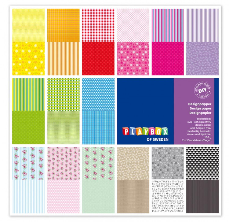 DISAINPABER 305X305MM 30 LK