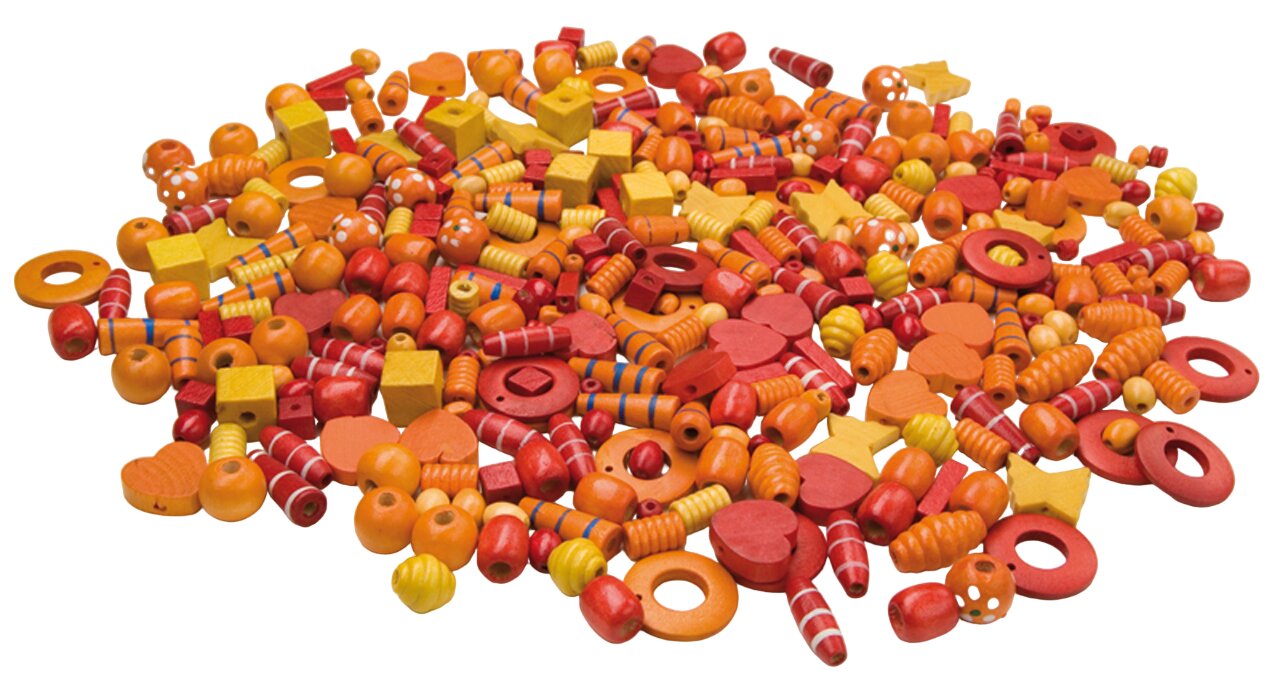 PUIDUST ERIKUJULISED PÄRLID PUNASED KOLLASED ORANŽID