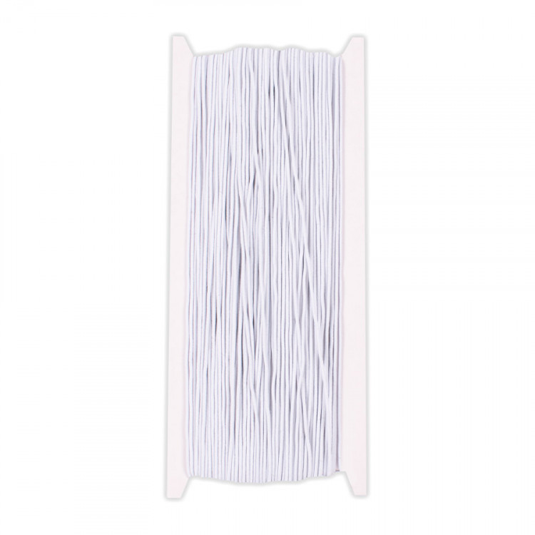 VALGE KUMMIPAEL 50M, 1 MM