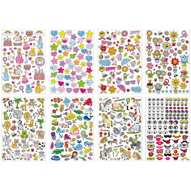 MUINASJUTUTEEMALISED KLEEBISED 500TK