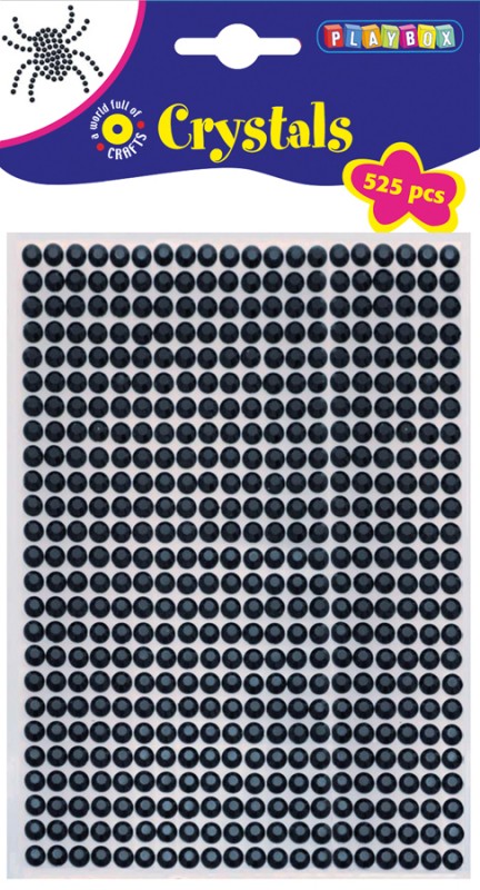 ISELIIMUVAD KRISTALLKIVID MUST, 525 TK