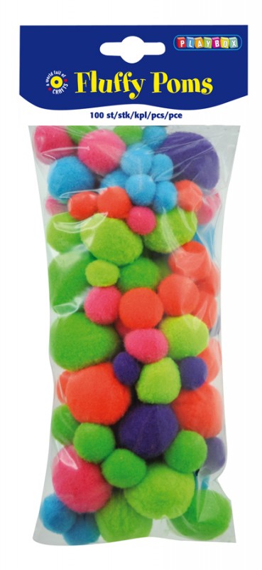 KARVAPALLID 100TK NEON, ERINEVAD SUURUSED