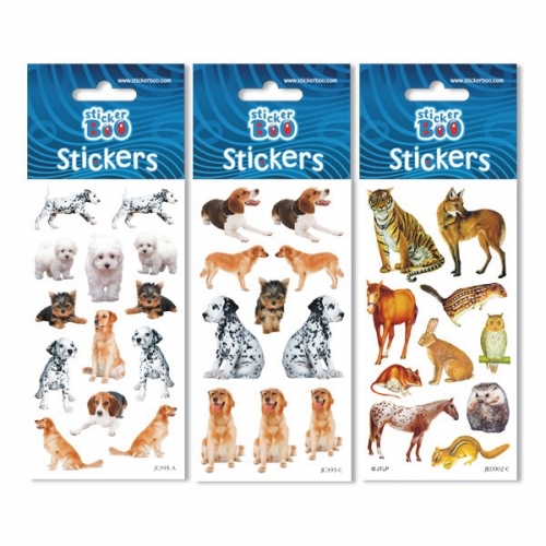 KLEEBISED KOERAD 6,6X18CM