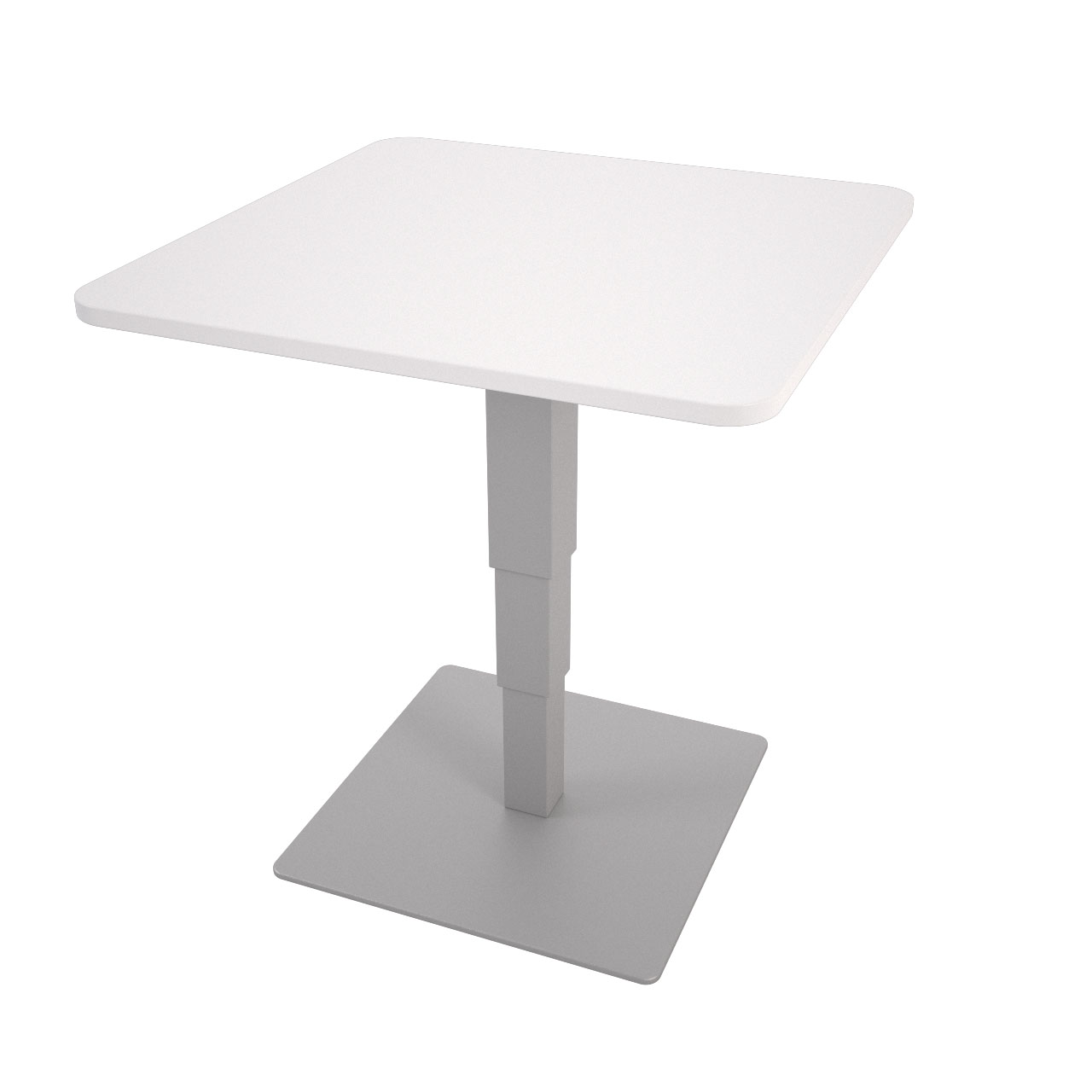 RUUDUKUJULINE LAUD 70 x 70 cm, h 61 - 126 cm ELEKTRILISELT REGULEERITAV