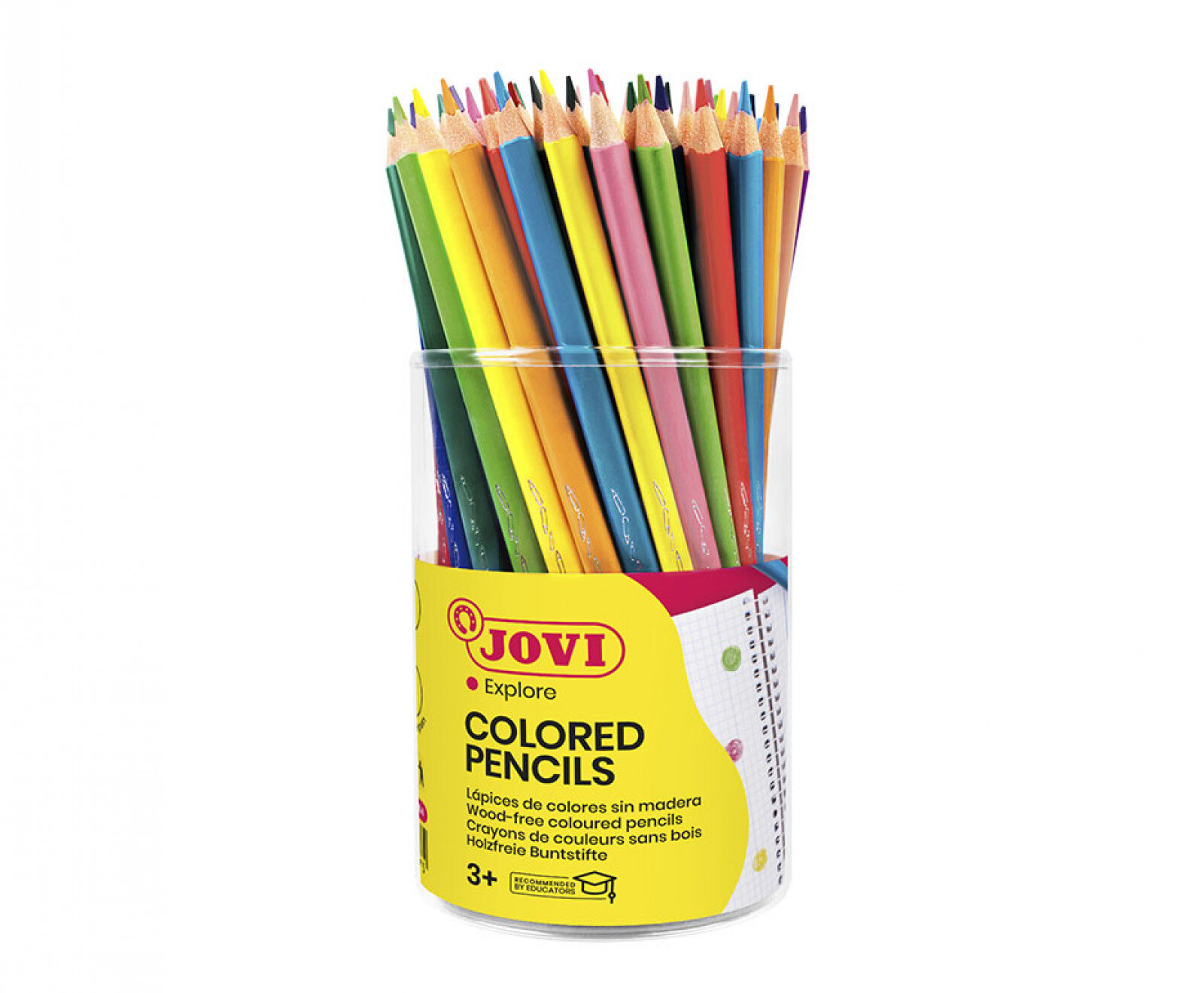 VÄRVIPLIIATSID JOVI 7 x 12 VÄRVI = 84 tk kolmnurksed