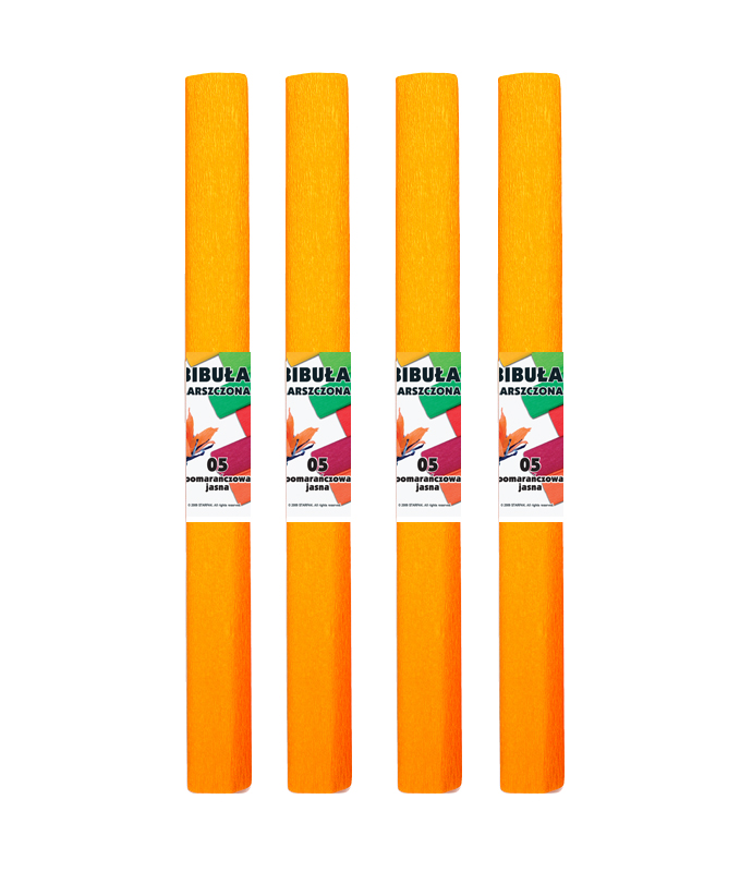 KREPP-PABER 50X200CM HELE ORANZ