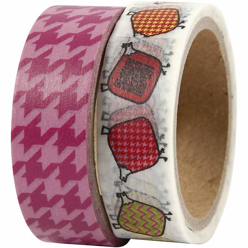 WASHI TEIP HELSINKI 15 MM X 5 M, 2 TK