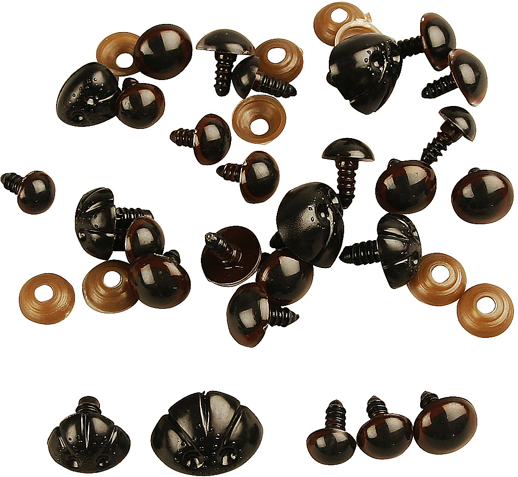 TURVASILMAD JA NINAD Ø10-15MM, SUURUS 15-25MM, 12 TK