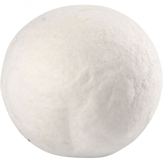 VALGE, PUUVILLANE PALLIKE Ø 15 MM, 20 TK