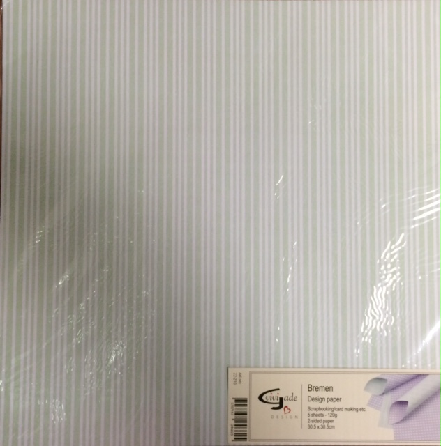 DISAINPABER BREMEN TRIIP 5 LK 120 G 30,5 X 30,5 CM KAHEPOOLNE