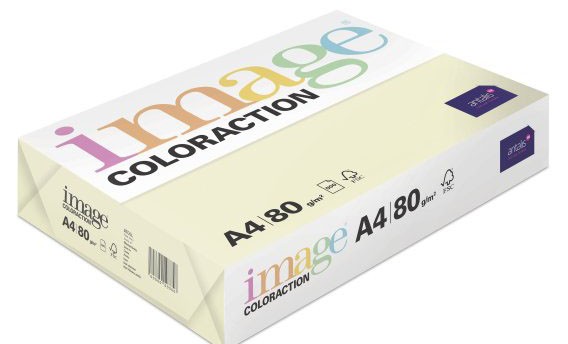 VÄRVILINE PABER A4/80G VANILJE (12), 100 LK