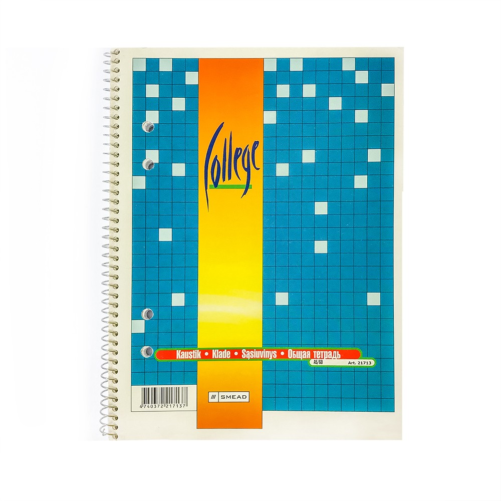 COLLEGE A4, 60 LEHTE, 7X7 RUUT
