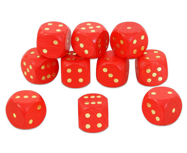 TÄRINGUD 10 TK PUNANE