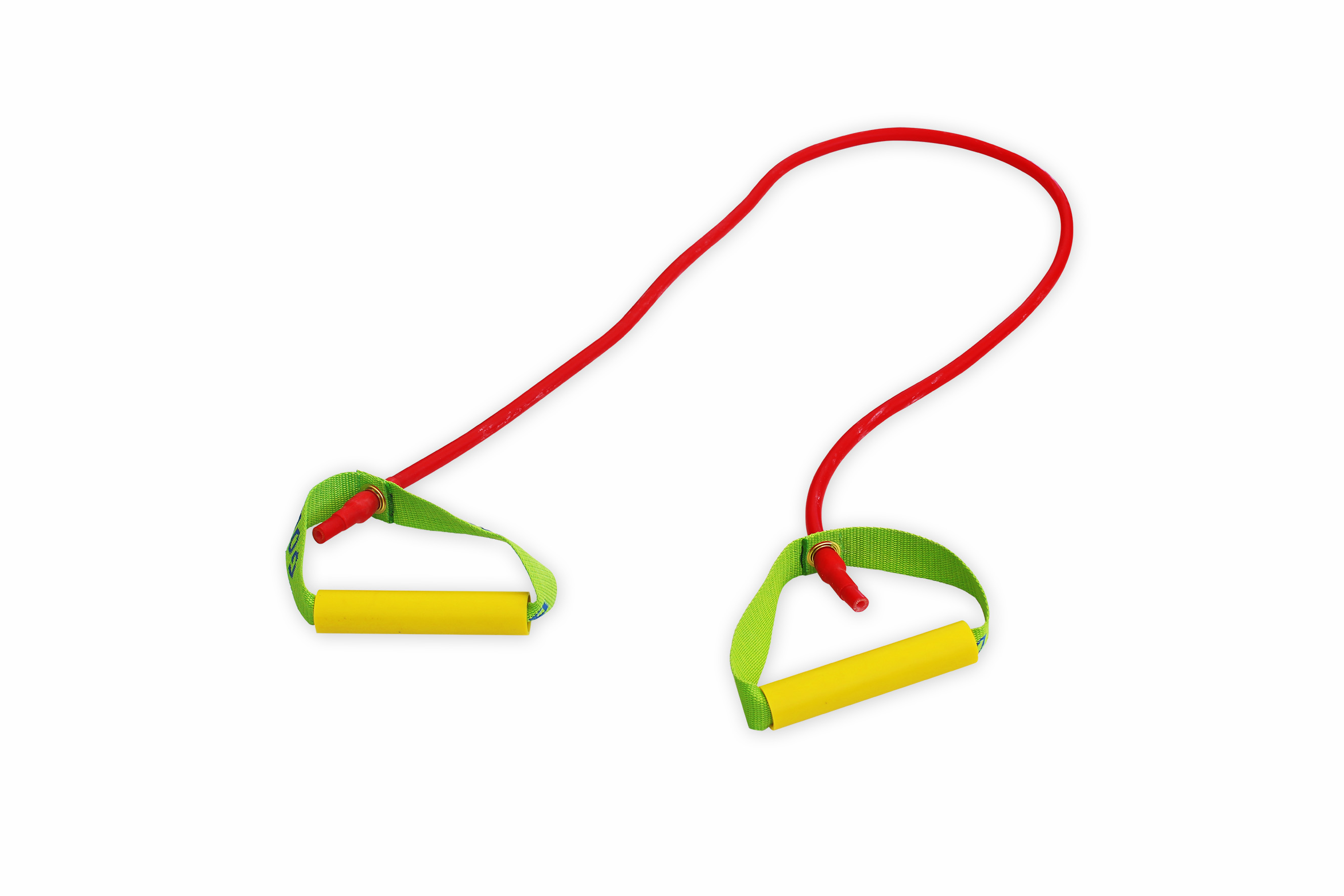 ELASTNE TREENINGESPANDER KÄEPIDEMETEGA - PUNANE (TUGEV)