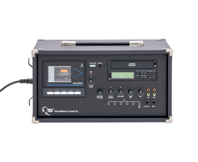 HELISÜSTEEM MP3, CD- MÄNGIJA, USB JA KASSETSALVESTIGA - TLS XL REC