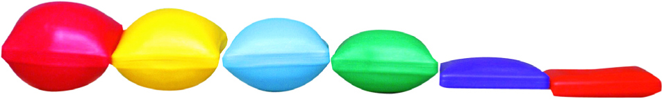 ÕHKPADJAD 6 TK ERI VÄRVID