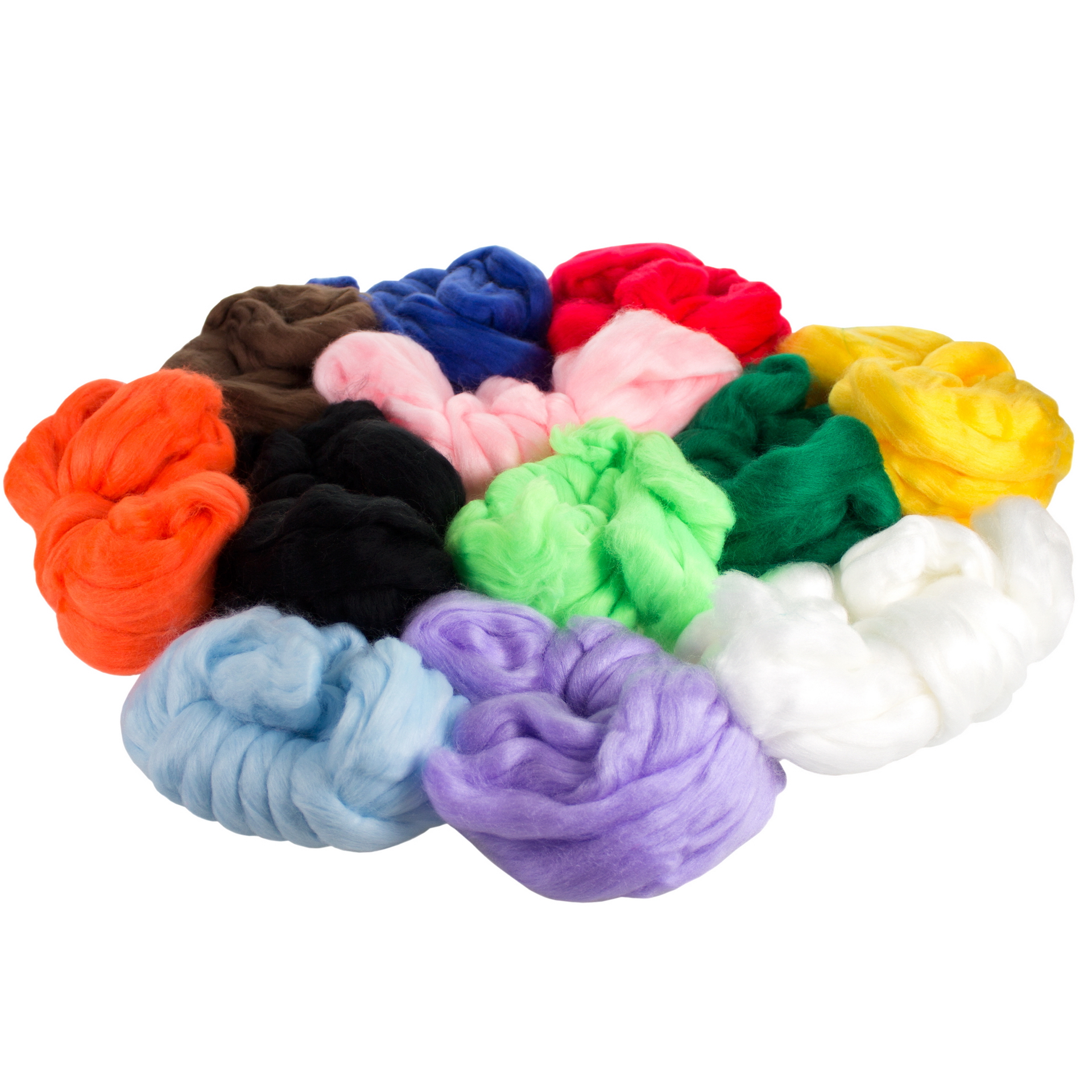 VÄRVITUD VILL VILTIMISEKS 350G 12 VÄRVI