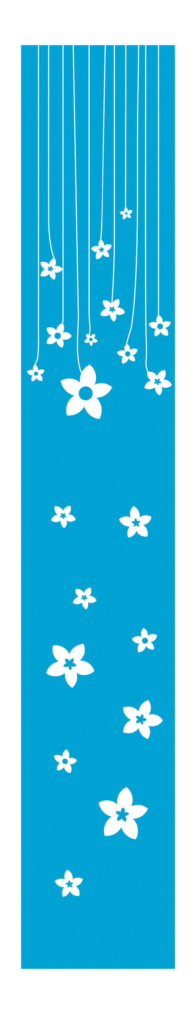 VELUURIST ISEKLEEPUV DEKORATIIVPANEEL - LILLED