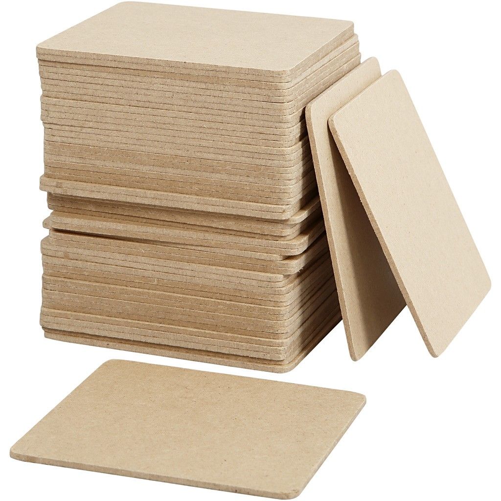 TASSIALUSED 50 TK, 10X10CM, PAKSUS 3MM, MDF