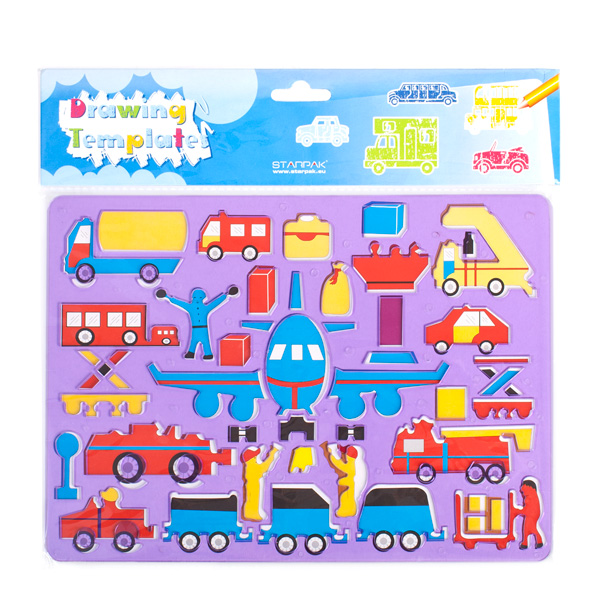 šABLOON 185X265MM SÕIDUKID