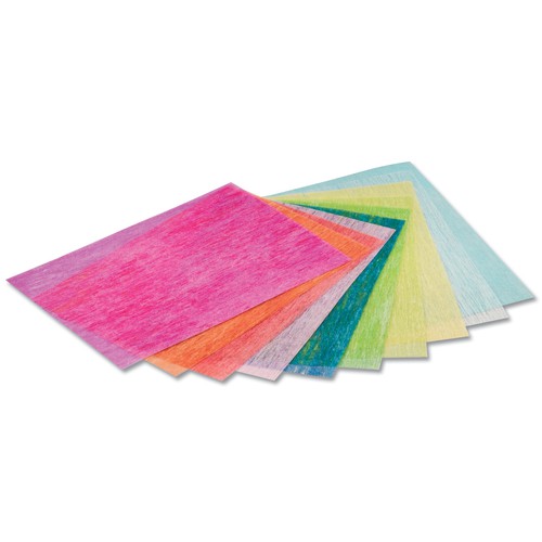 SÜNTEETILINE SIIDIPABER 50x70cm, 10 LK, ERINEVAD VÄRVID