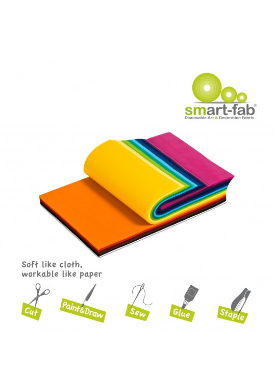 SMART-FAB LEHED 270 TK, ERINEVAD VÄRVID, SUURUSES 22.9 X 30.5 CM