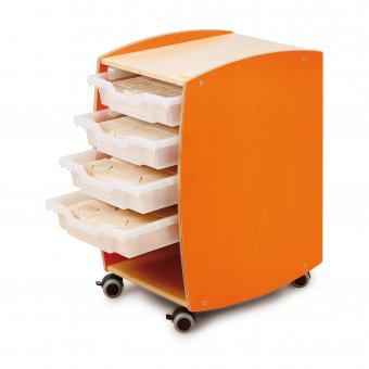 PUIDUST KÄRU + 4 KASTI KLOTSIDEGA