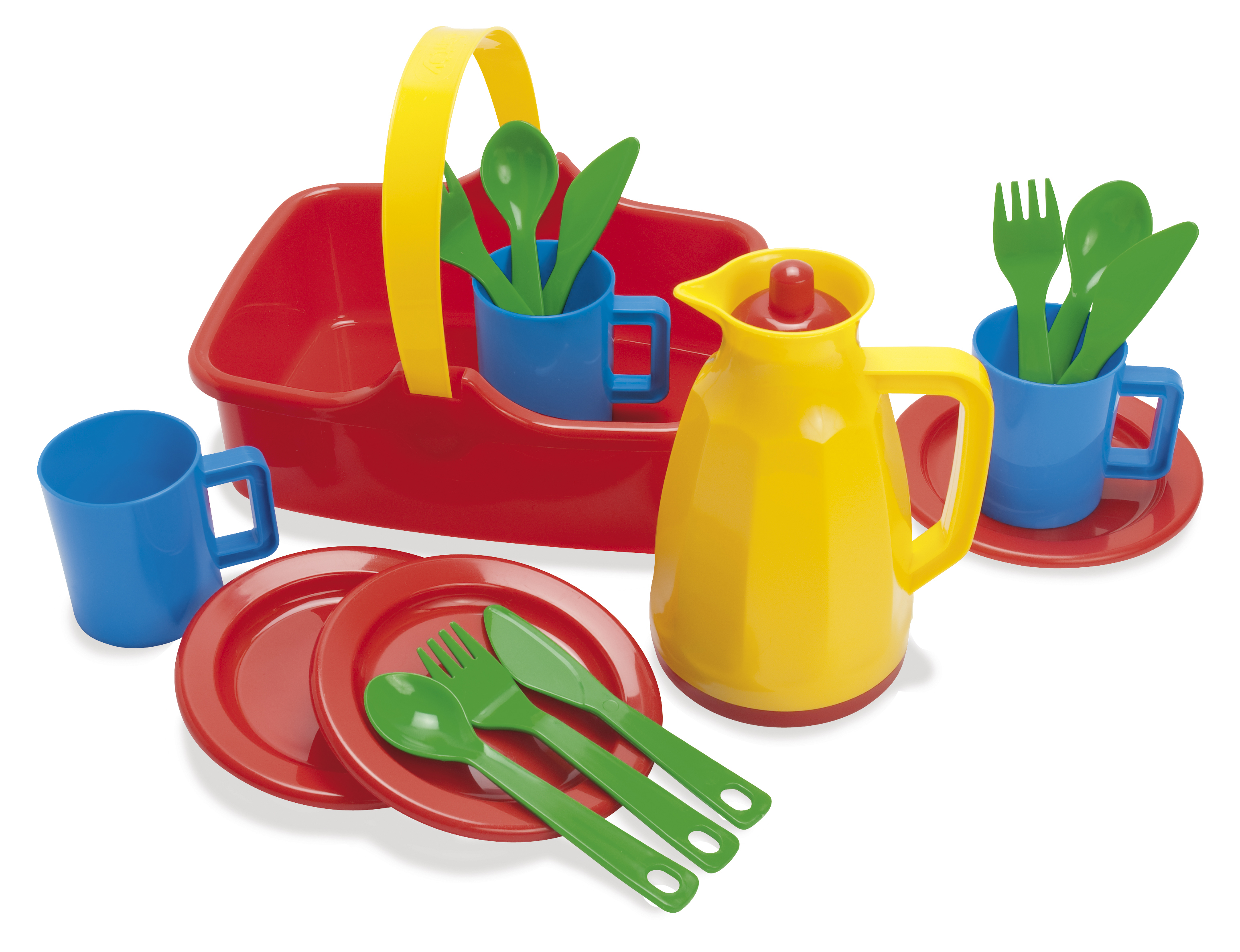 PIKNIKU NÕUDE KOMPLEKT, 18 OSA, PAKITUD VÕRKU