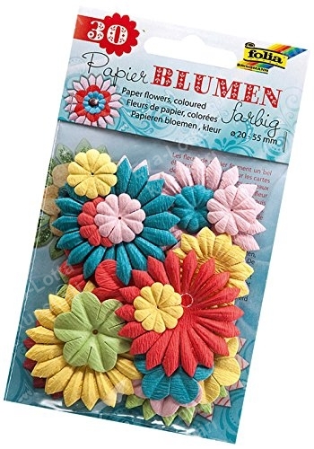 PABERLILLED 20-55mm 30tk ERINEVAD VÄRVID