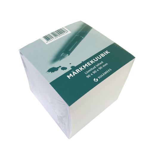 MÄRKMEKUUP 9X9X9 CM, VALGE, LIIMITUD