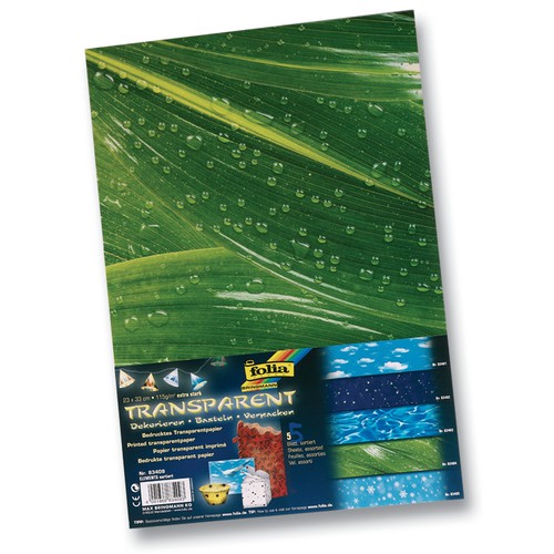 LÄBIPAISTEV PABER 115g/m², 23x33cm 5 LK, ERINEVAD