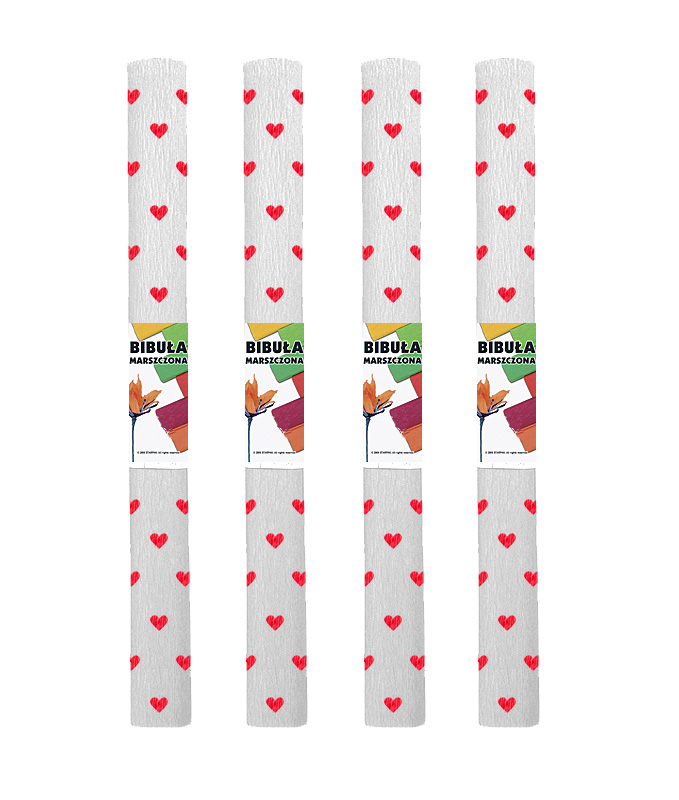 KREPP-PABER 50X200CM SÜDAMETEGA