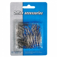 KIRJAKLAMBRID 28MM HÕBEDASED 50 TK