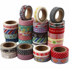 WASHI TEIP ERINEVAD DISAINID 180 X 10 M