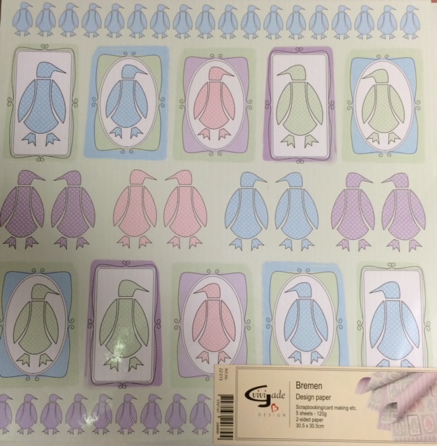 DISAINPABER BREMEN LINDUDEGA 5 LK 120 G 30,5 X 30,5 CM KAHEPOOLNE