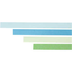 QUILLINGU PABERIRIBAD, 5 mmX 78 cm, 100 TK ERINEVAD VÄRVID