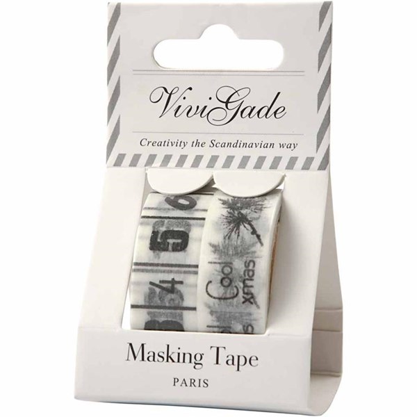 WASHI TEIP PARIS 15 MM X 5 M, 2 TK