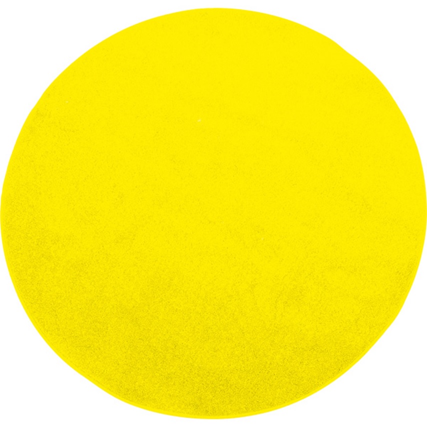 ÜHEVÄRVILINE VAIP KOLLANE Ø 40 CM