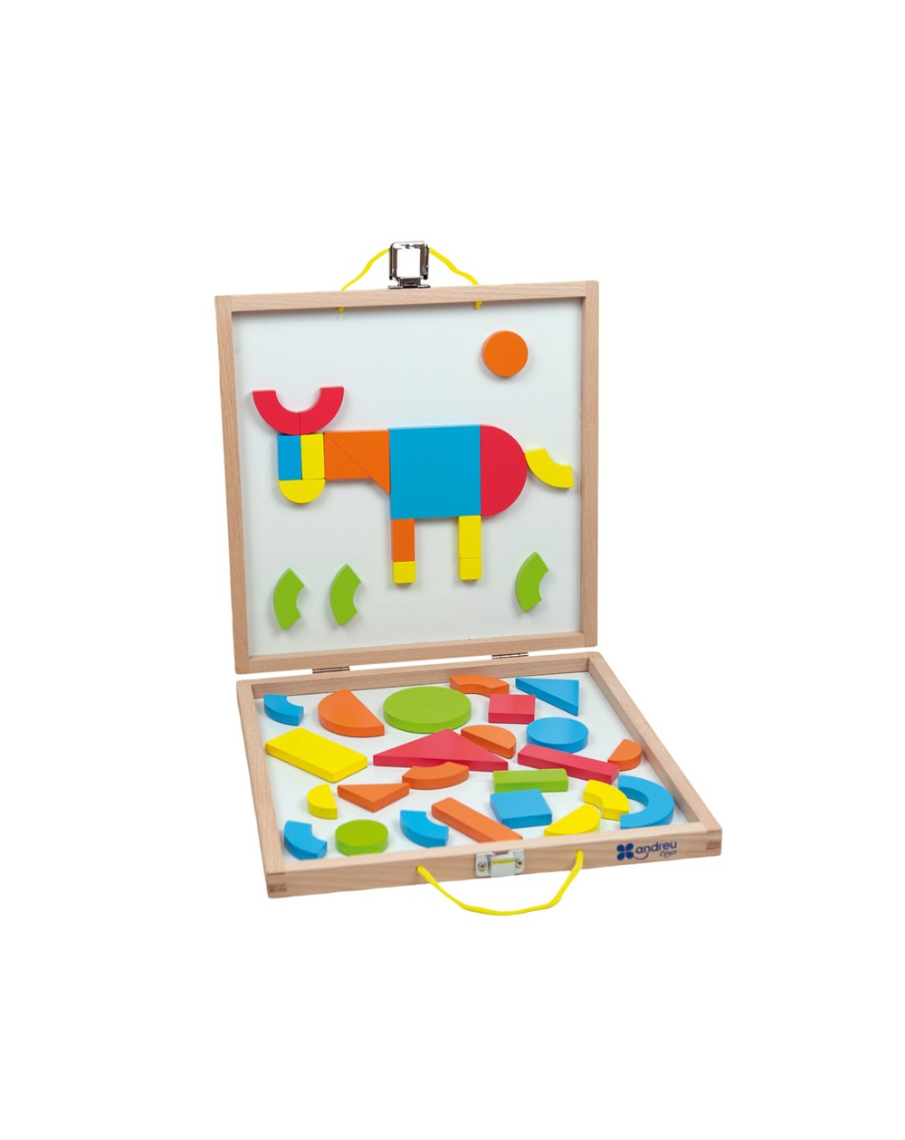 GEOMEETRILISTE KUJUNDITEGA MAGNETMÄNG