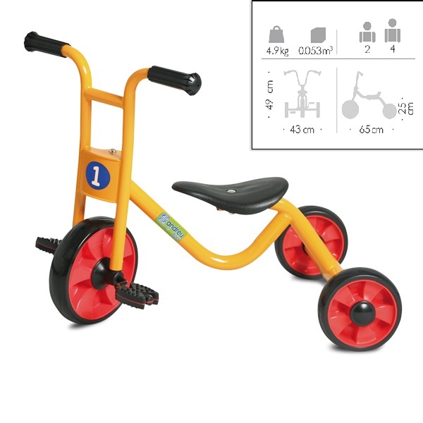 VÄIKELASTE 3-RATTALINE 2-4 -AASTASTELE