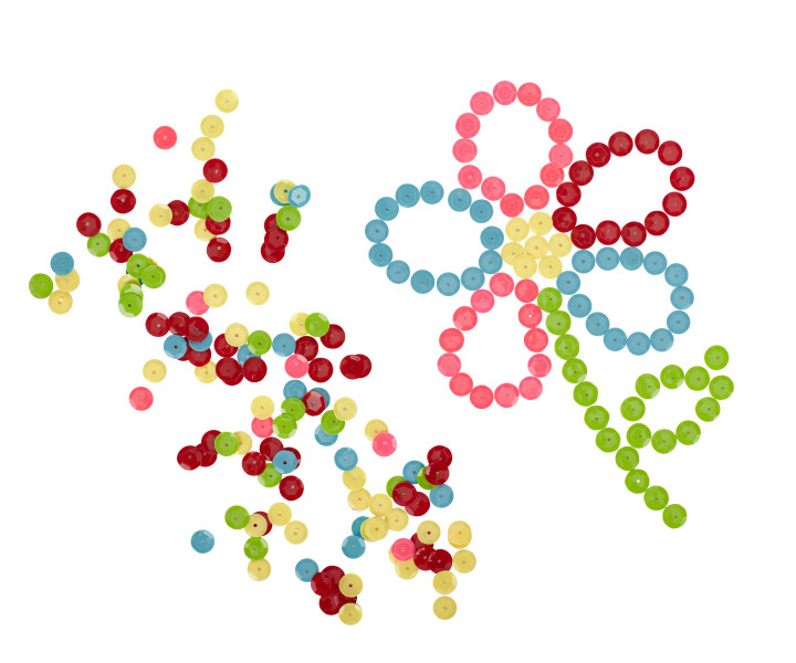 LITRID VÄRVILISED Ø8MM, 1000 TK